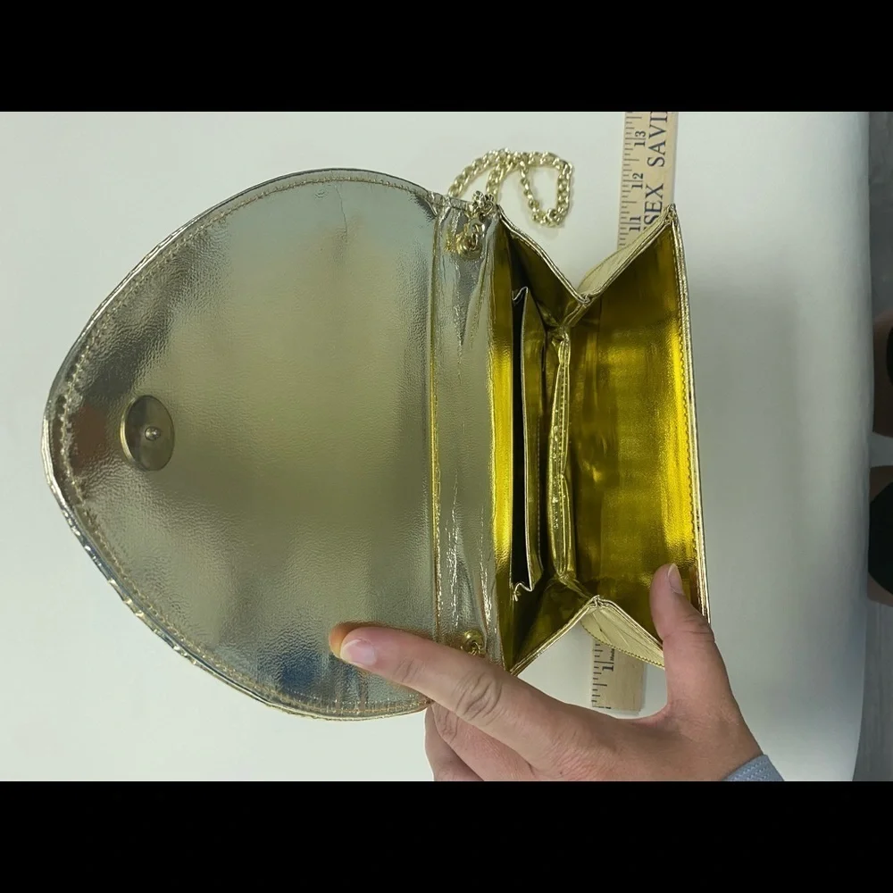 Vintage gold Walborg purse - Picture 3 of 4